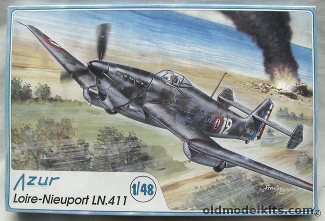 Azur 1/48 Loire-Nieuport LN-411, 021 plastic model kit